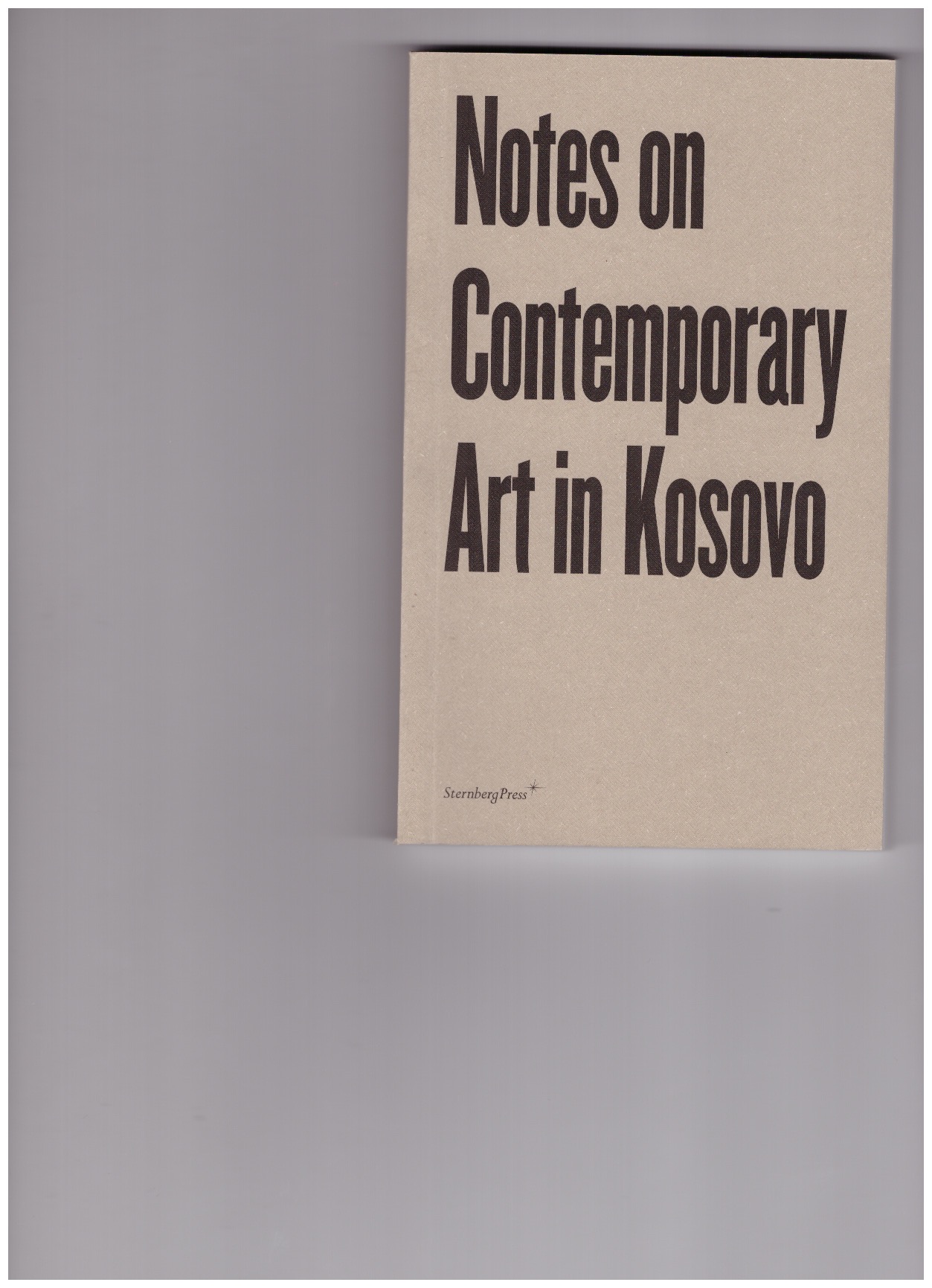 SCHENDL, Katharina (ed.) - Notes on Contemporary Art in Kosovo